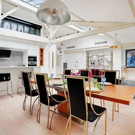Designer Loft - 2bd-6p- Arc De Triomphe Párizs